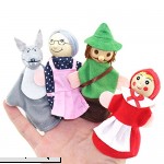 Catnew Little Kids Play Toys Red Riding Hood and Wolf Fairy Story Play Game Finger Puppets Toys Set  B0788PCYTX